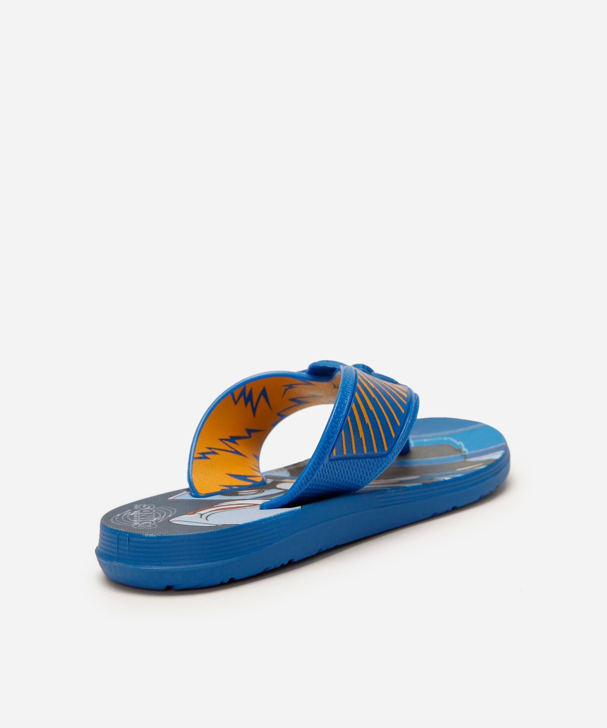 chinelo infantil sonic grendene azul