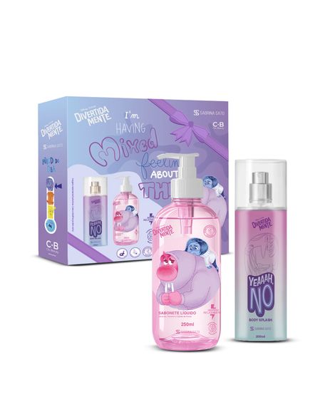 kit feminino sabrina sato body splash tedio e sabonete vergonha e tristeza