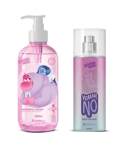 kit feminino sabrina sato body splash tedio e sabonete vergonha e tristeza