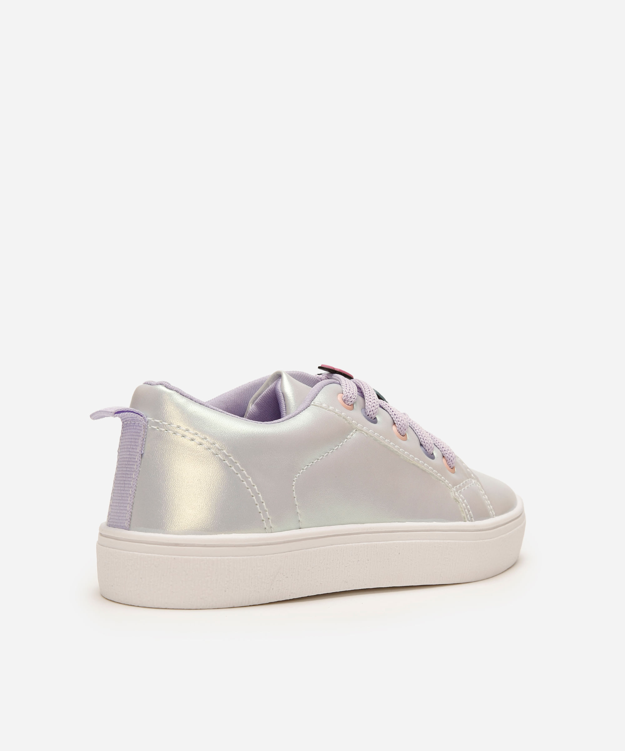 tênis infantil holográfico stitch lilás