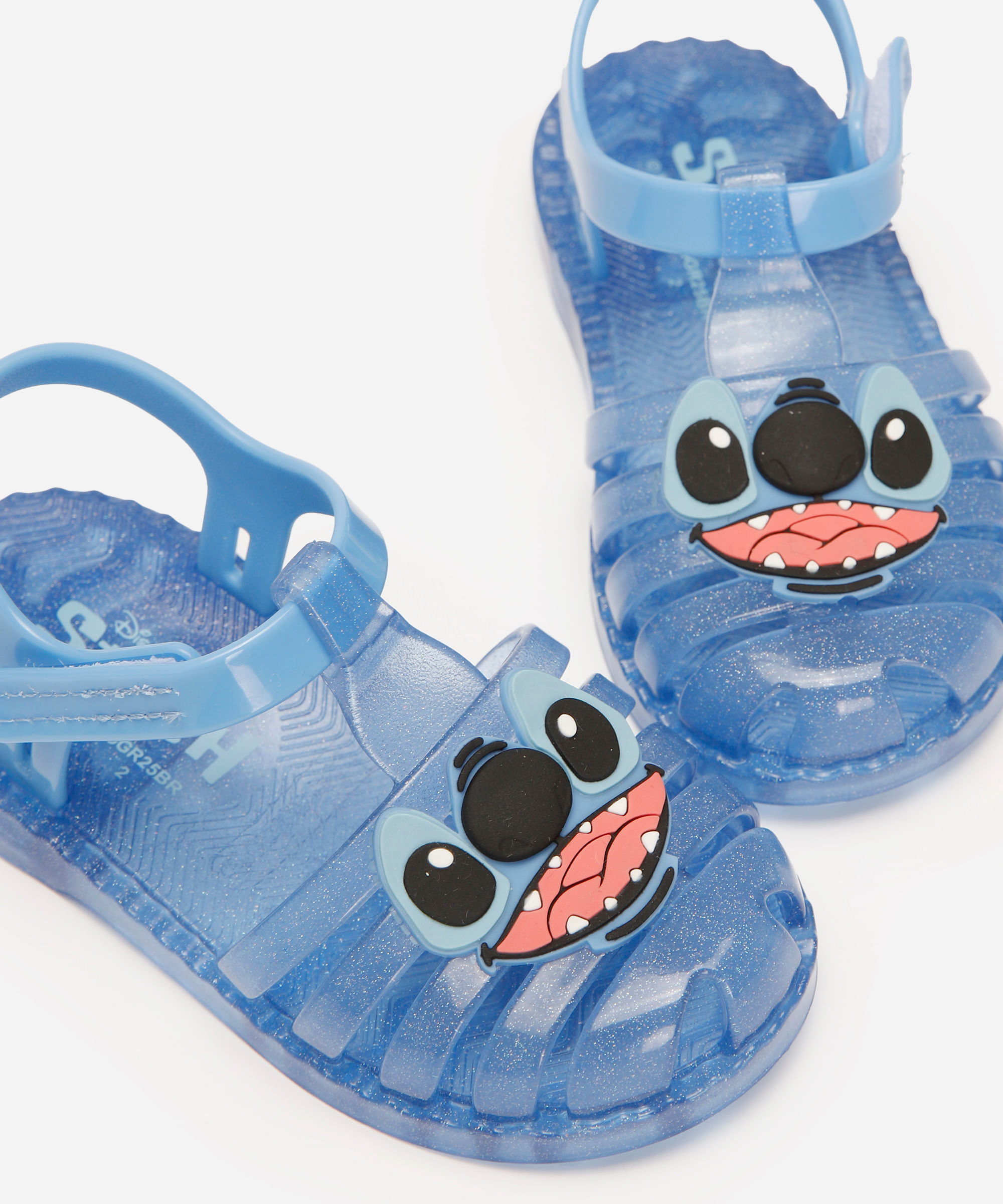 sandália fechada infantil stitch azul