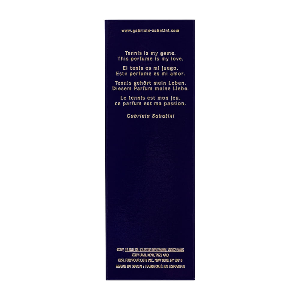 perfume feminino gabriela sabatini eau de toilette 60ml