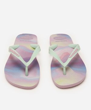 chinelo havaianas top fashion roxo