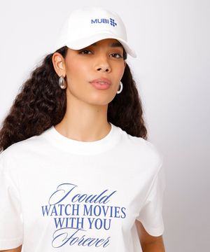 boné aba curva feminino de sarja mubi mindset pré venda envio a partir de 11 de julho off white