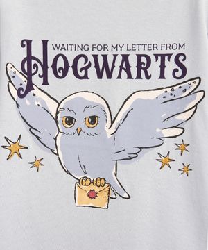 pijama curto infantil de algodão harry potter azul