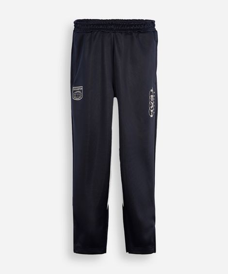 calça esportiva infantil bicolor azul