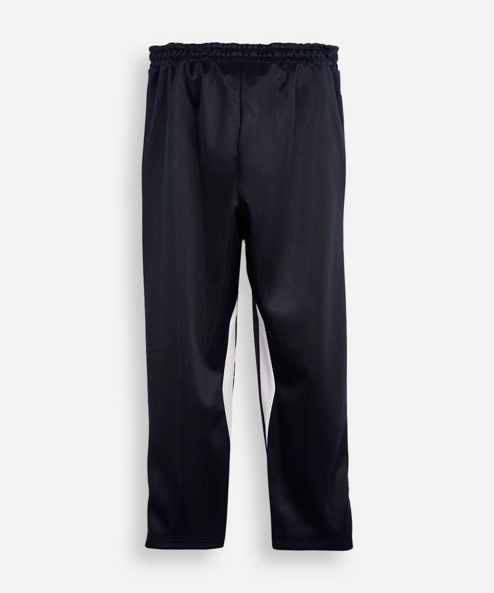 calça esportiva infantil bicolor azul