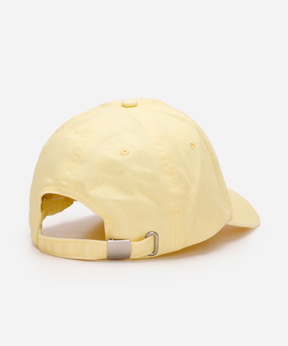 boné aba curva weekend vibes amarelo