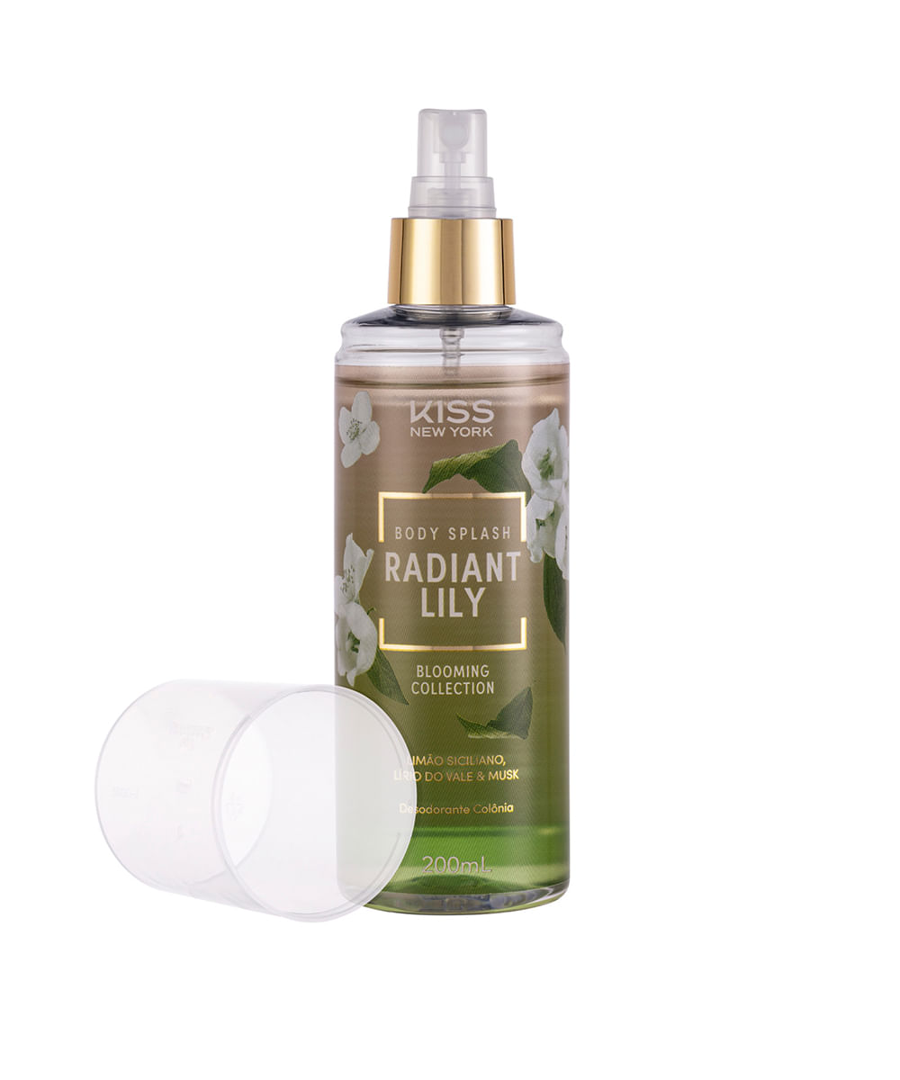 body splash kiss new york blooming collection radiant lily 200ml