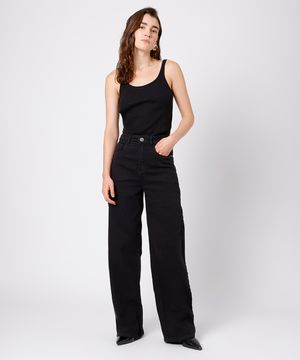 calça new york feminina jeans mindset preta