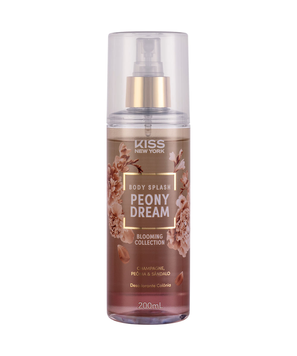 body splash kiss new york blooming collection peony dream 200ml