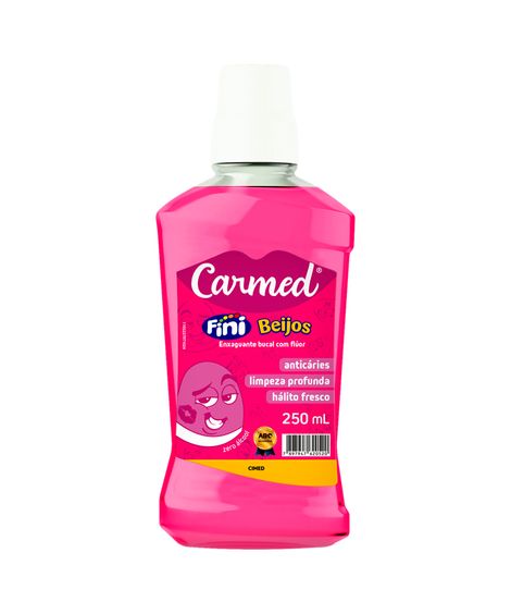 enxaguante bucal carmed fini beijos 250ml