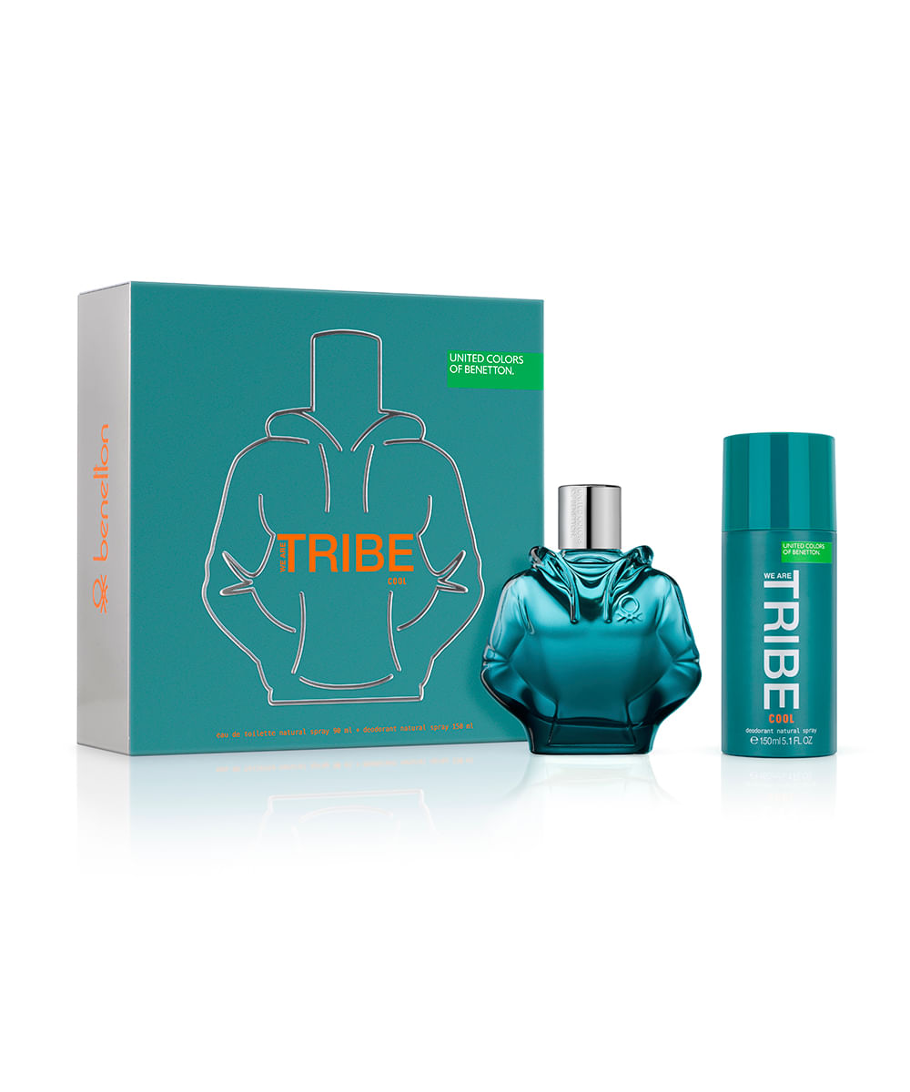 kit masculino benetton united colors we are tribe cool