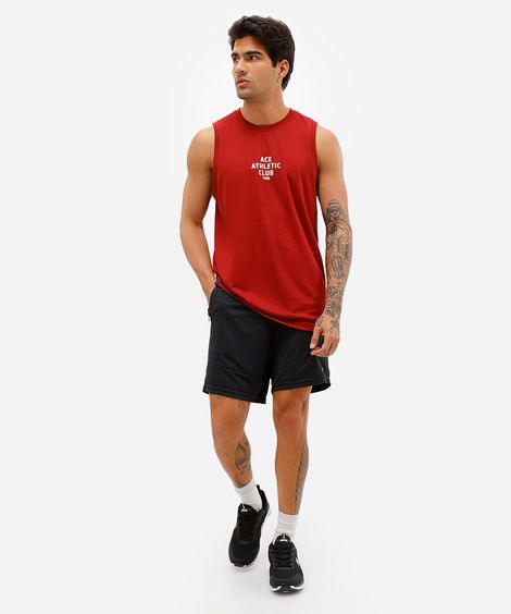 bermuda masculina com recortes preta