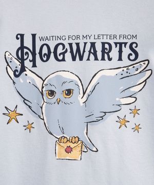 pijama longo infantil de algodão harry potter azul