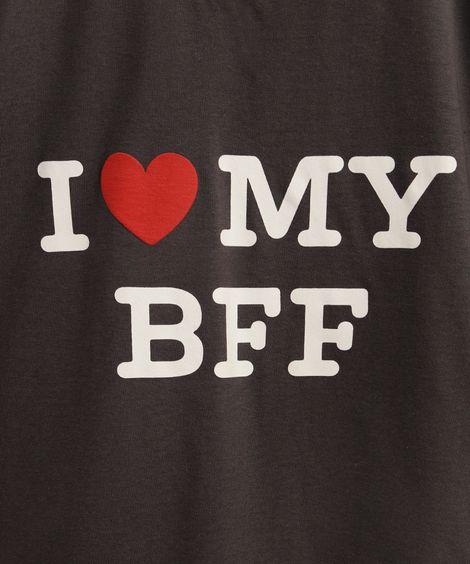 cropped juvenil de algodão estampado cinza