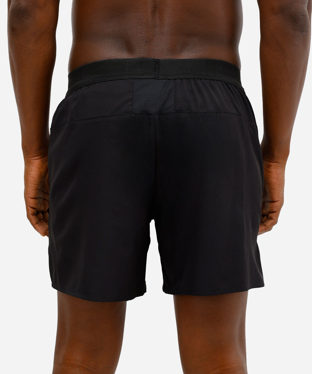 short masculino esportivo preto