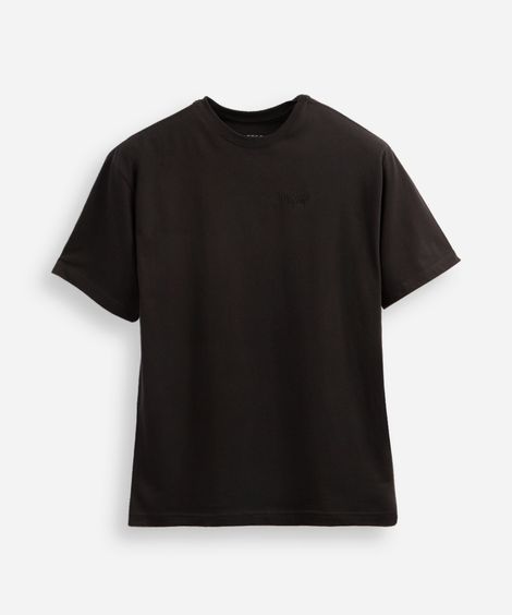 camiseta oversized juvenil de algodão urban preta