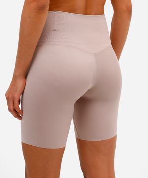bermuda modeladora feminina delrio bege
