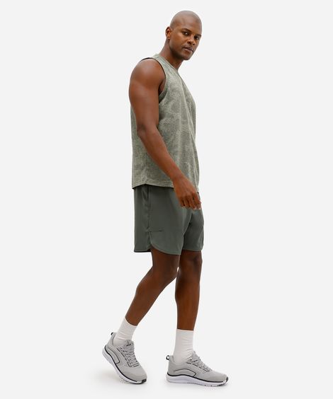 short masculino esportivo - verde militar