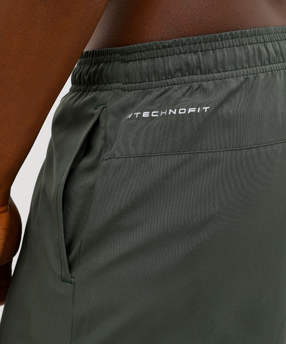 short masculino esportivo - verde militar