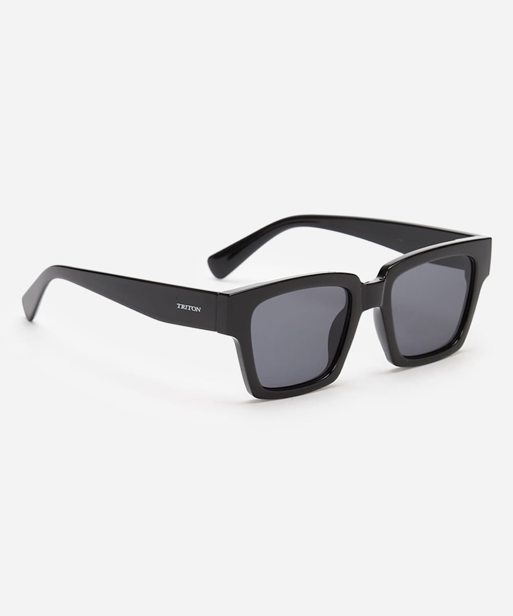 óculos de sol quadrado triton preto