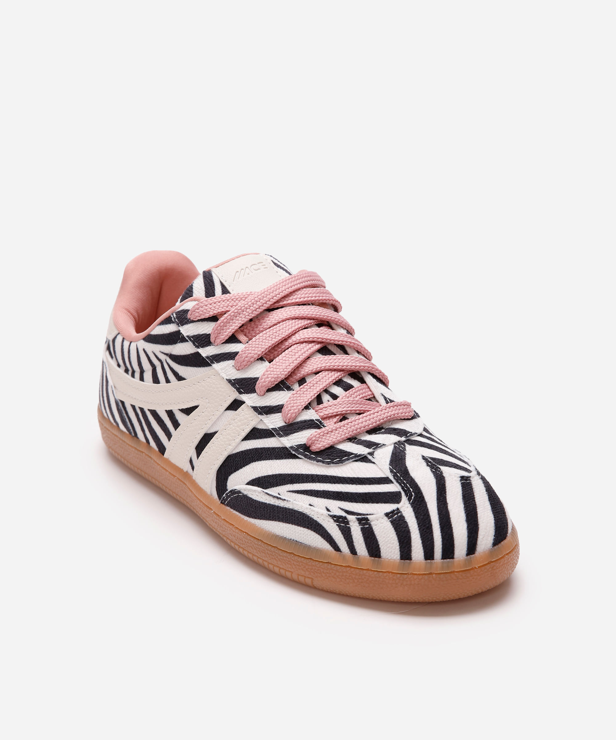 tênis bossa com recortes animal print colorido