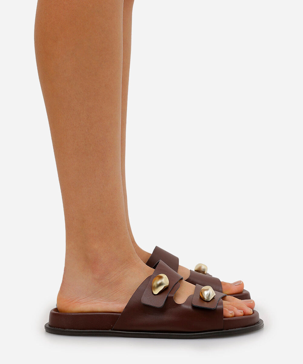 papete flatform feminina com aviamentos oneself vinho