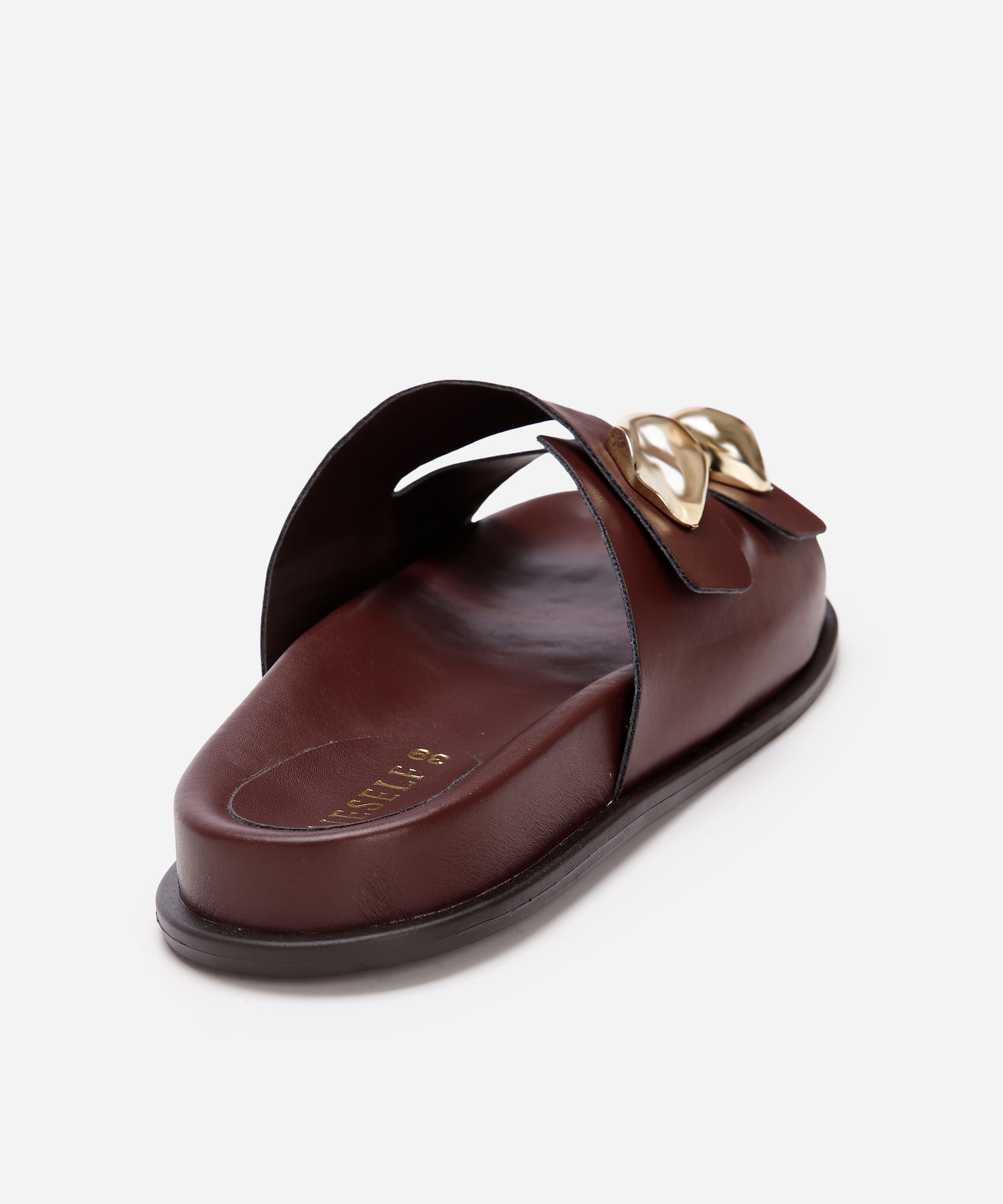 papete flatform feminina com aviamentos oneself vinho