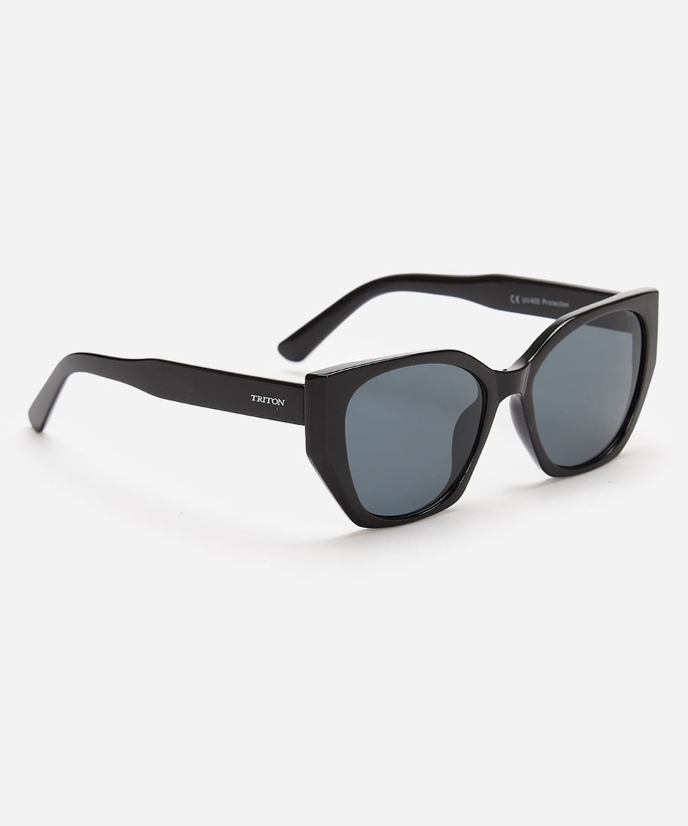 óculos de sol quadrado triton preto