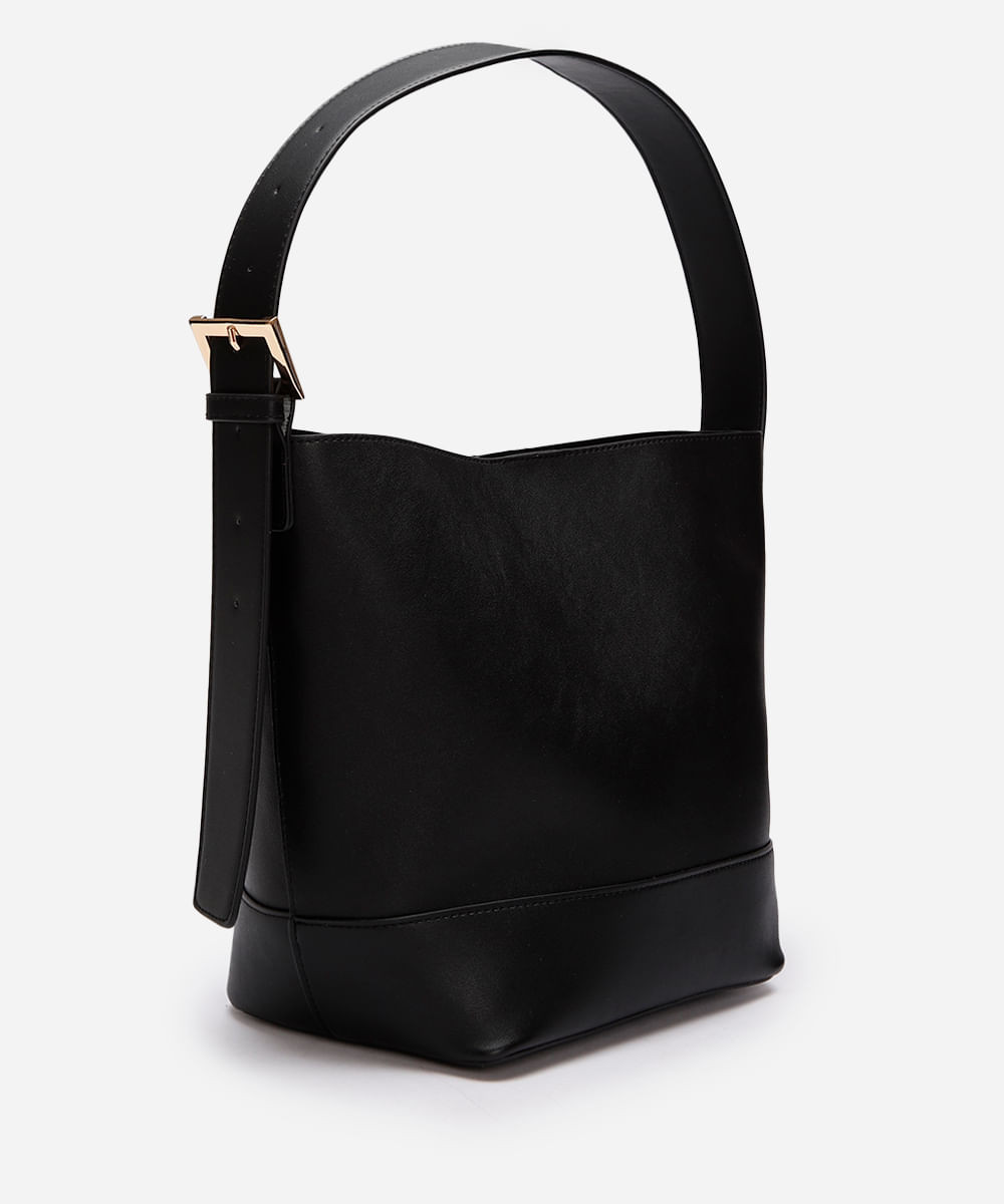 bolsa tiracolo alça ajustável preto
