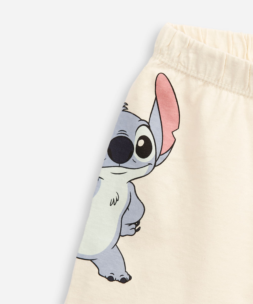 pijama infantil stitch amarelo