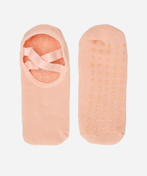 meia sapatilha boneca laranja