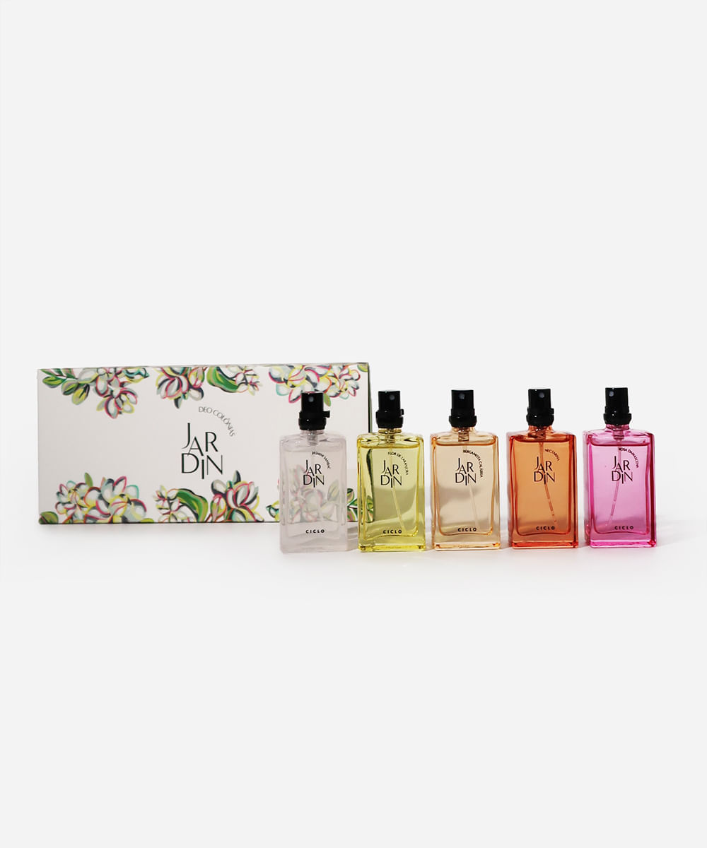 kit feminino estojo e miniatura jardin ciclo 25ml