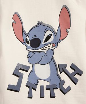 pijama infantil de algodão stitch azul