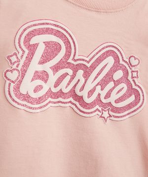 blusa infantil bata barbie rosa