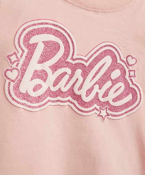 blusa infantil bata barbie rosa