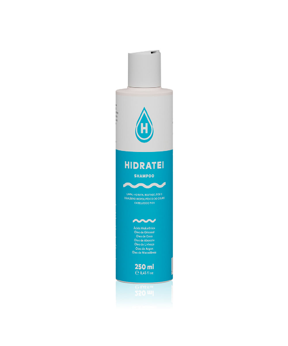 shampoo hidratante recupera danos hidratei 250ml