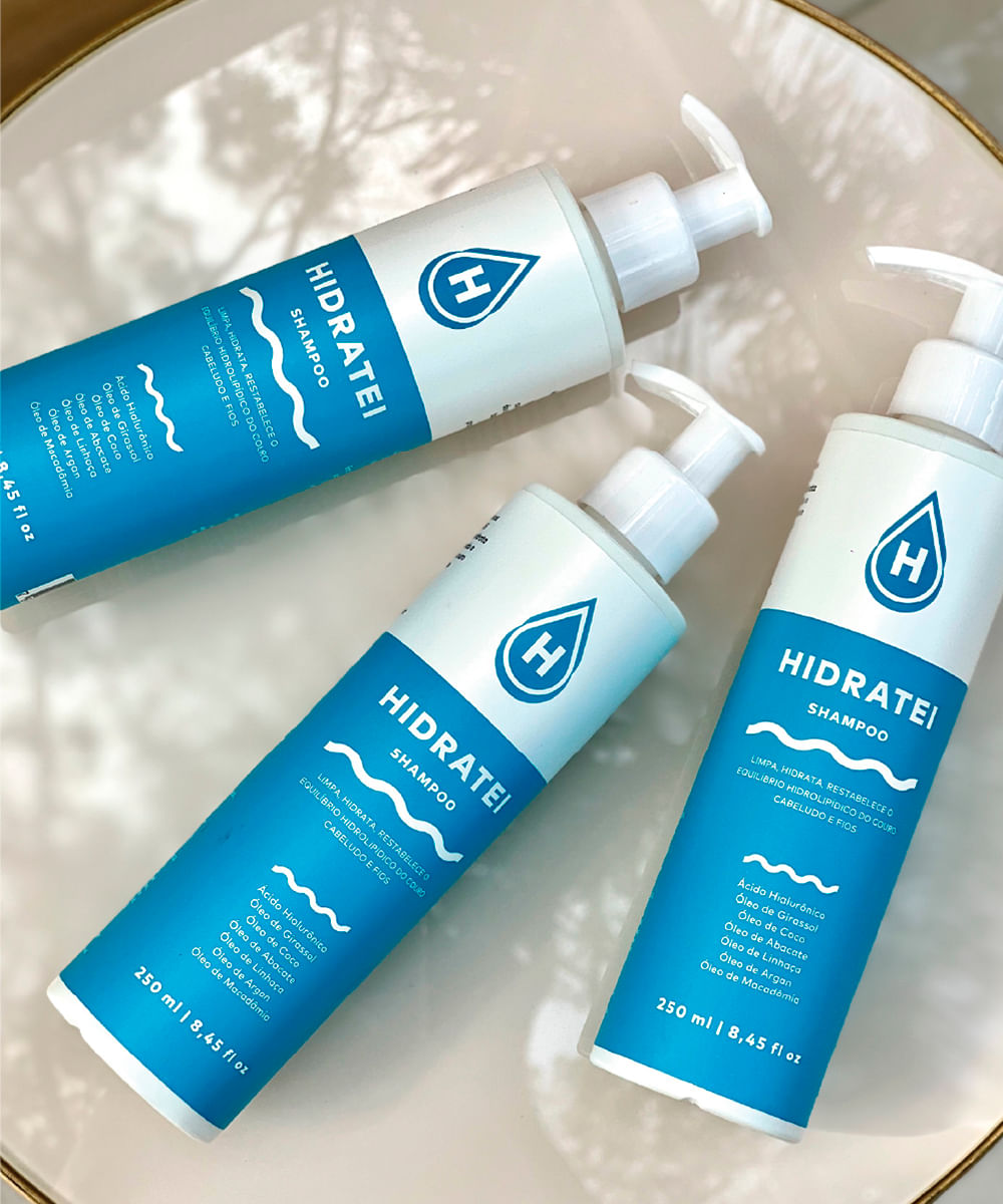 shampoo hidratante recupera danos hidratei 250ml