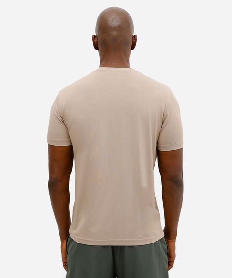 camiseta masculina de viscose cea sports bege