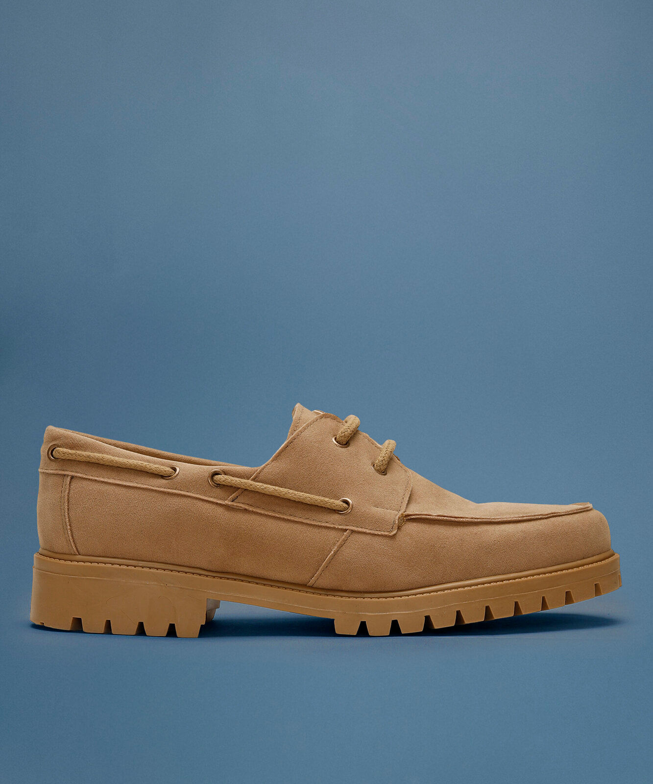 sapato masculino dockside tratorado bege