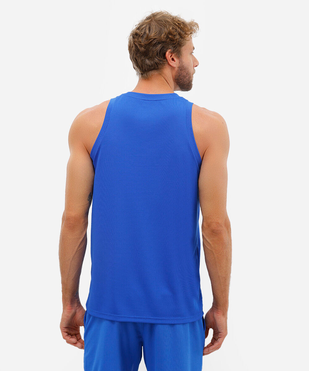 regata basquete masculina esportiva ace azul