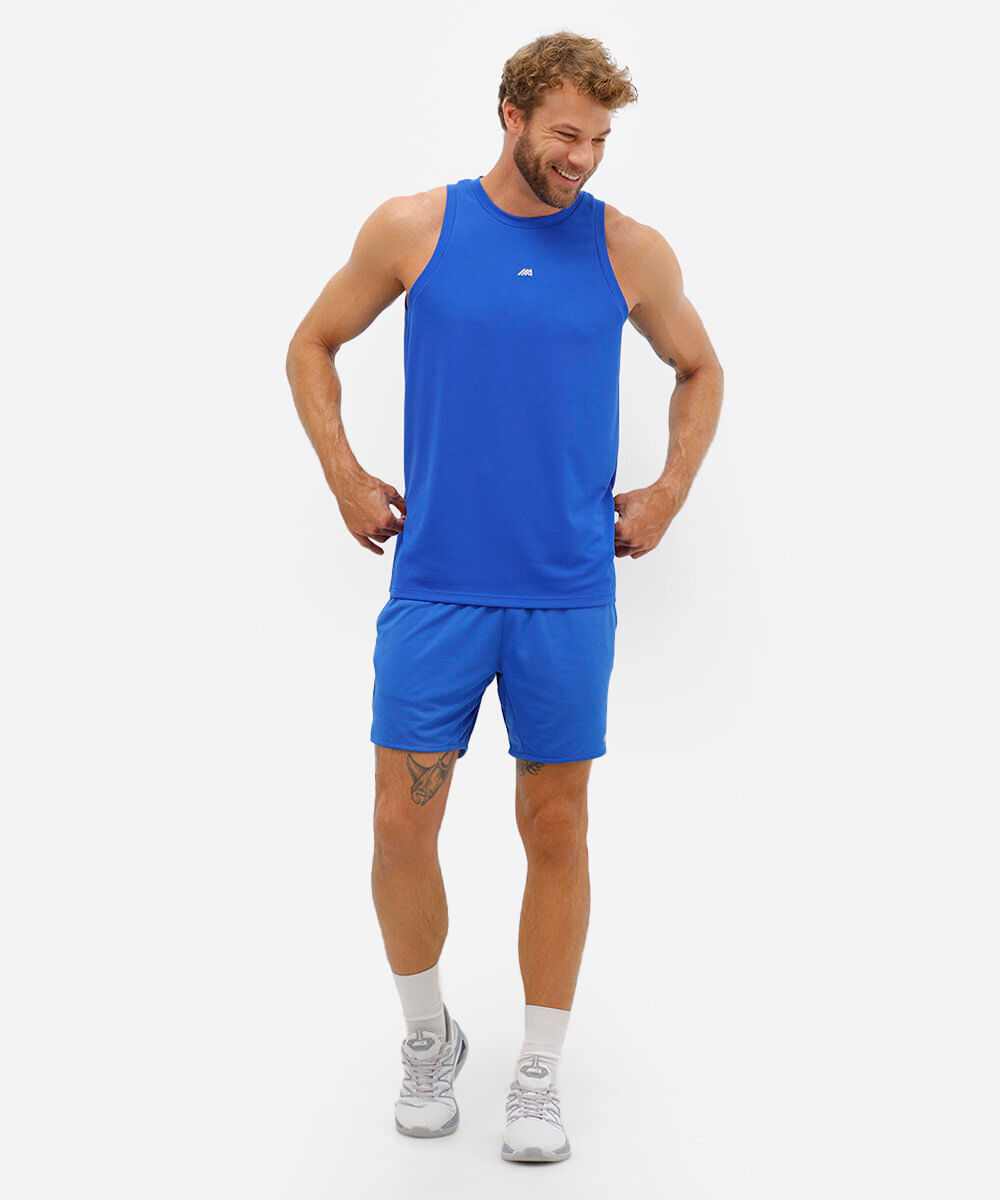 regata basquete masculina esportiva ace azul