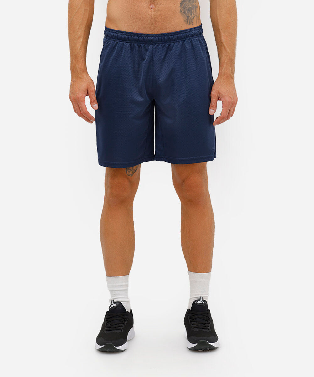 bermuda masculina texturizada azul