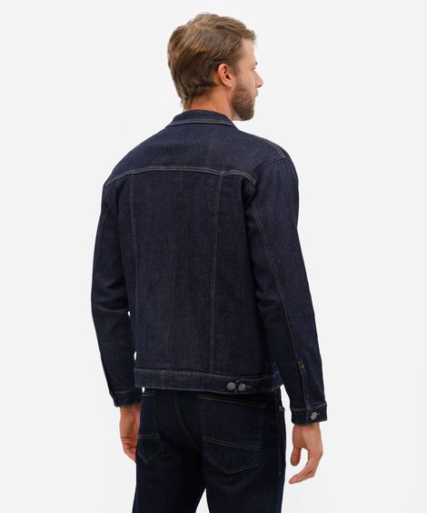jaqueta masculina jeans  azul
