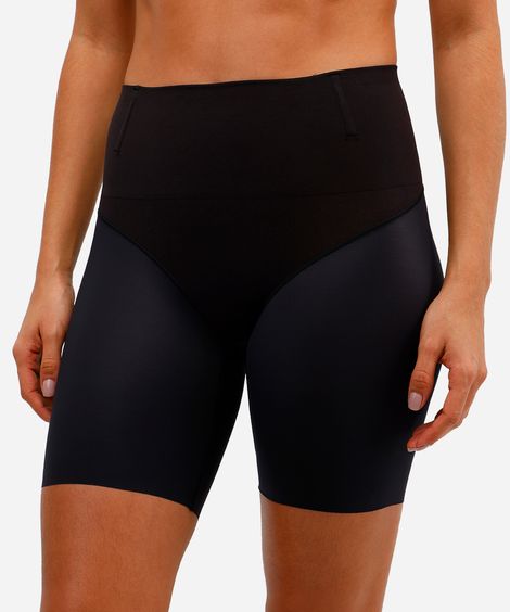 bermuda modeladora feminina delrio preta