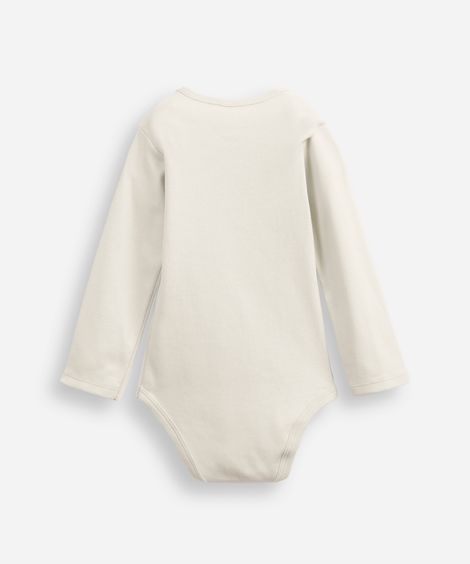 body infantil de algodão manga longa  mickey e amigos verde