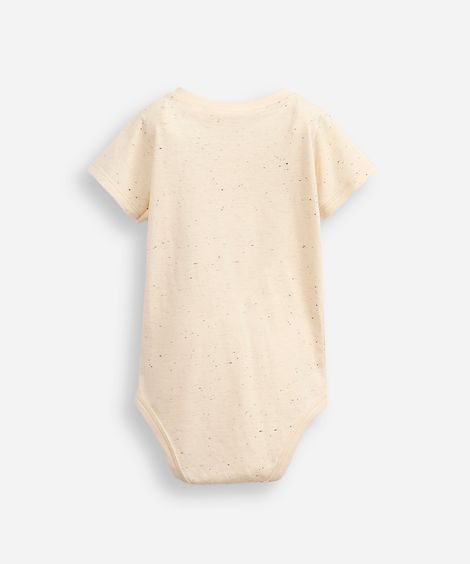body infantil botonê animais bege