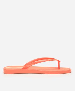 chinelo ipanema slim cintilante laranja