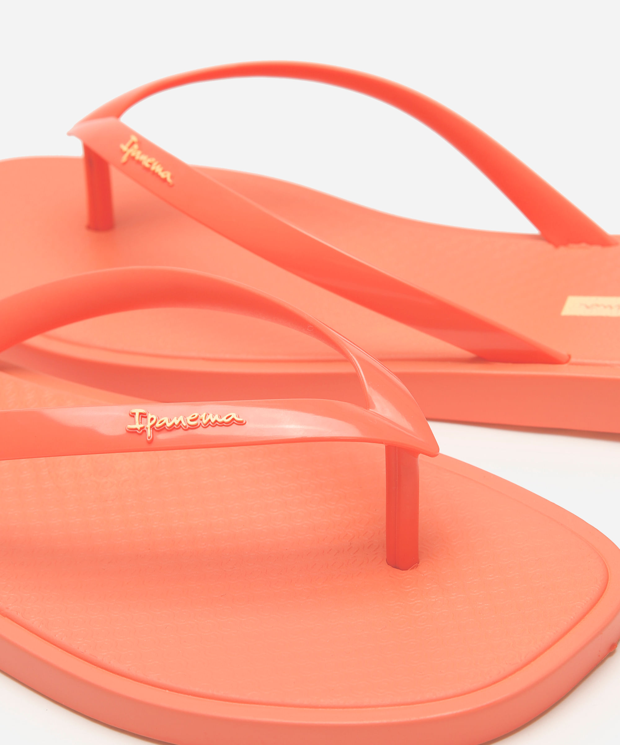 chinelo ipanema slim cintilante laranja